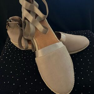 Gentle Souls by Kenneth Cole Taupe Espadrille Flats